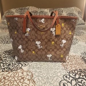 Coach x Peanuts City Tote